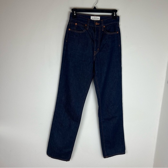 SLVRLAKE | London Jeans High Rise Straight Leg Dark Wash Size 25 - Picture 4 of 9